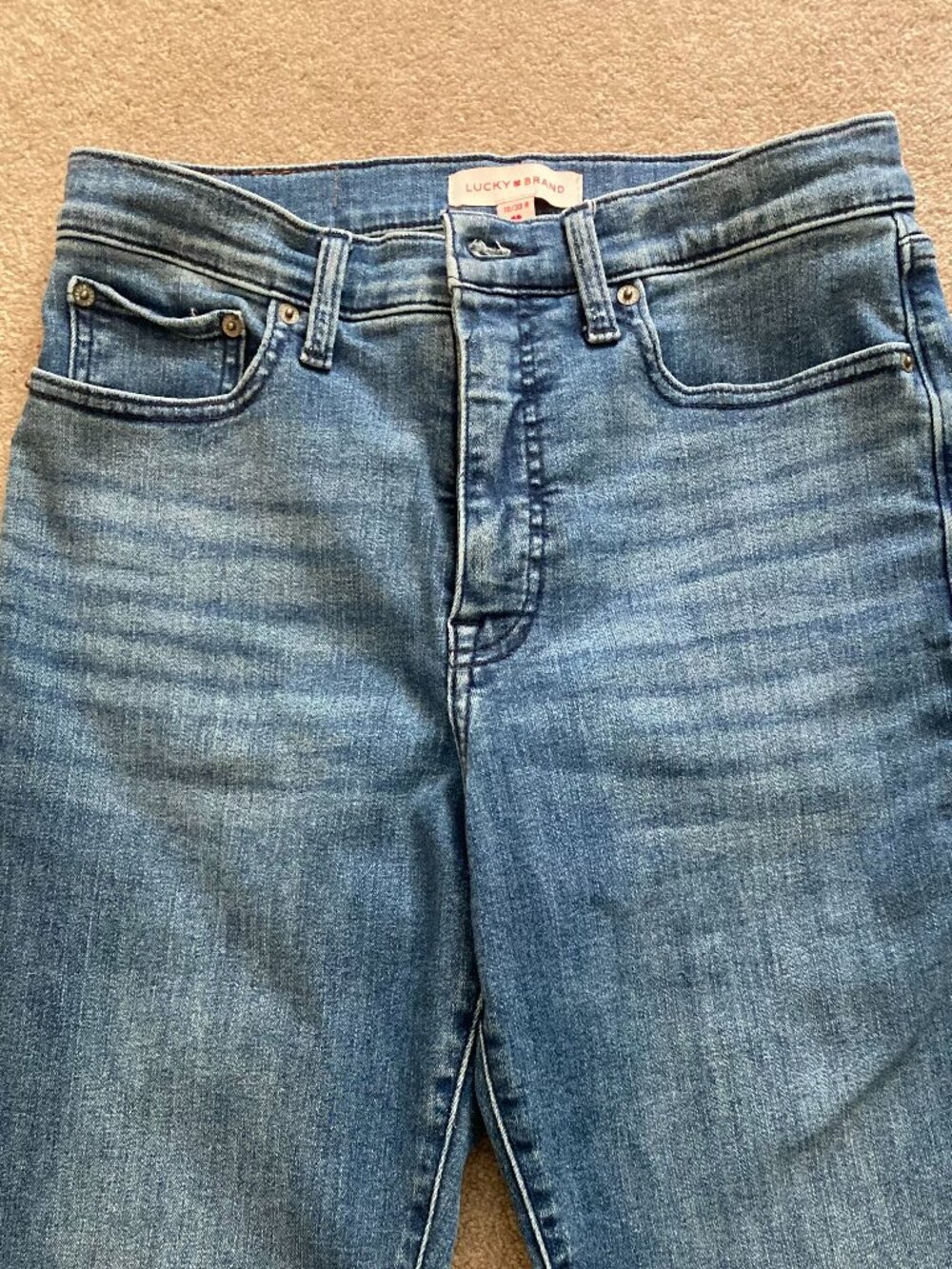 Lucky Brand Stevie High-Rise Flare Jeans 10